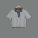 GH23188 Crop Top With Column Lady