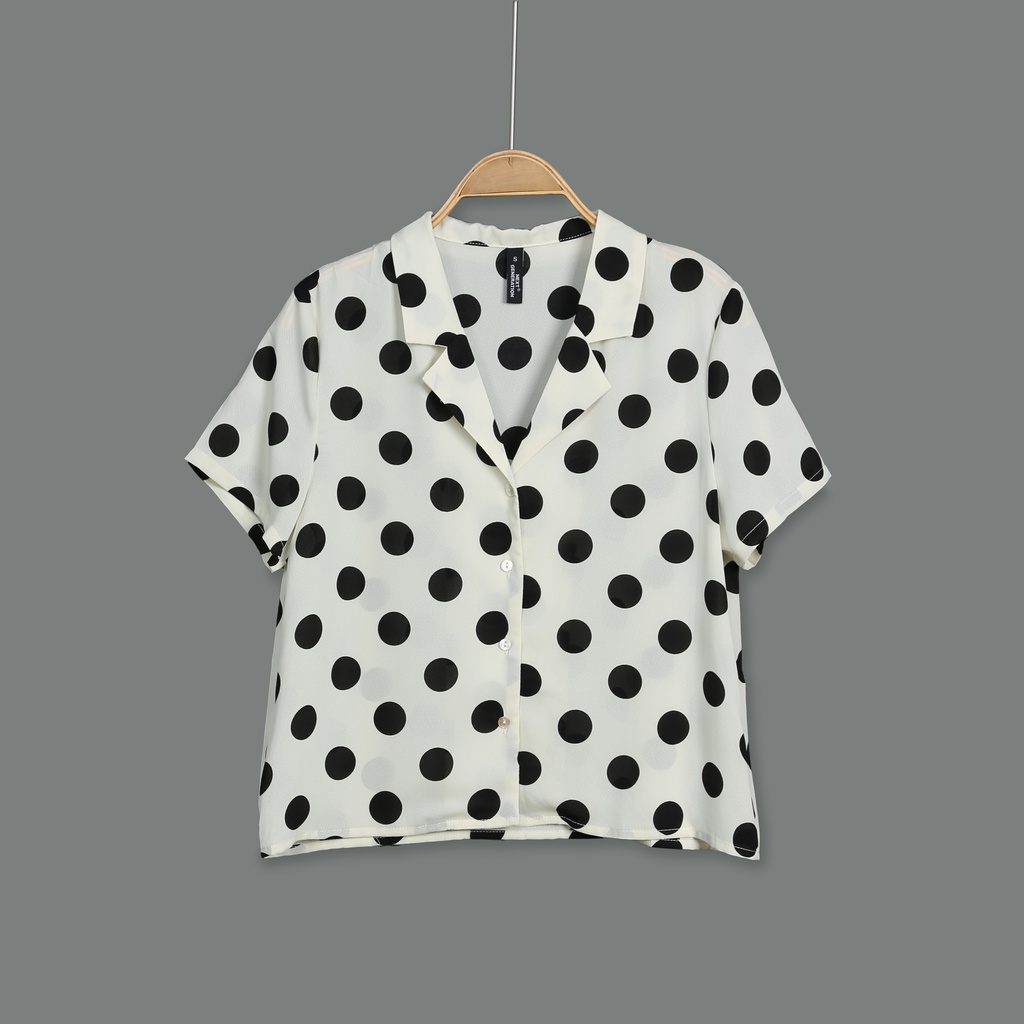 XH213276 Spot Blouse Lady