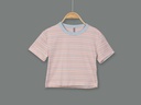 KG21067 Striped Baggy T-Shirt Girl