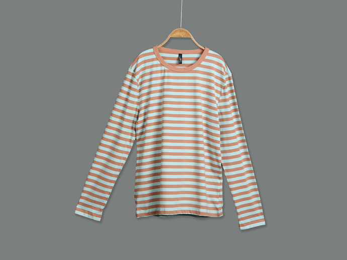 YT113365 Striped Long T-Shirt Man