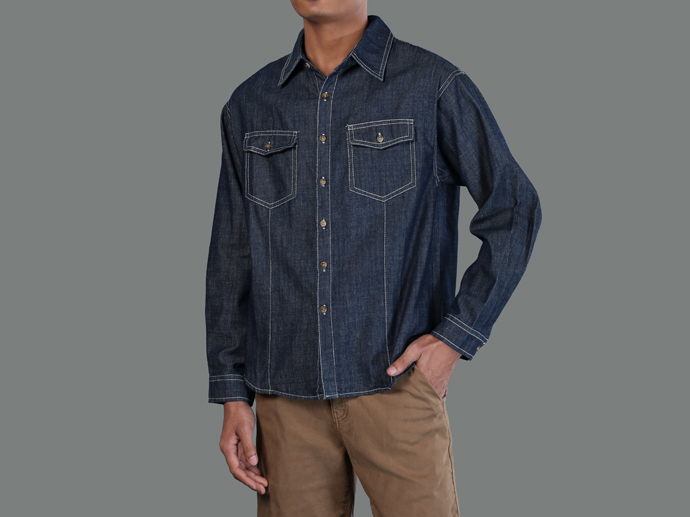 CH13282 Jean Shirt Man