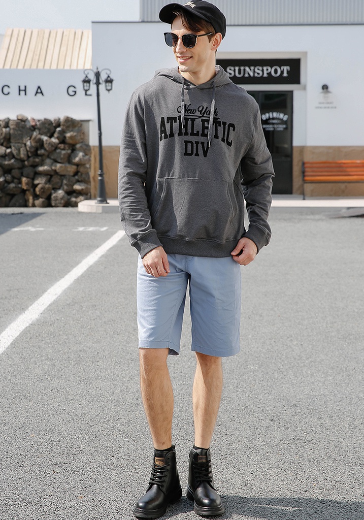 YJ112980 Pull Over Hoodie Man 