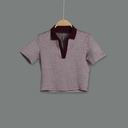 GH23188 Crop Top With Column Lady