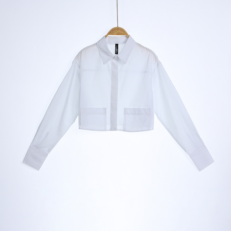 XH113387 Crop Top Shirt Lady