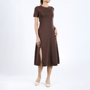 XL213086 Knit Midi Dress Lady