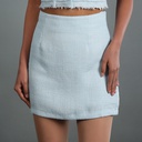 XK313401Tweed Skirt Lady