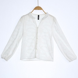 [XH113404] XH113404 Lace Blouse Lady