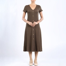 [XL213381] XL213381 Knit Dress Lady