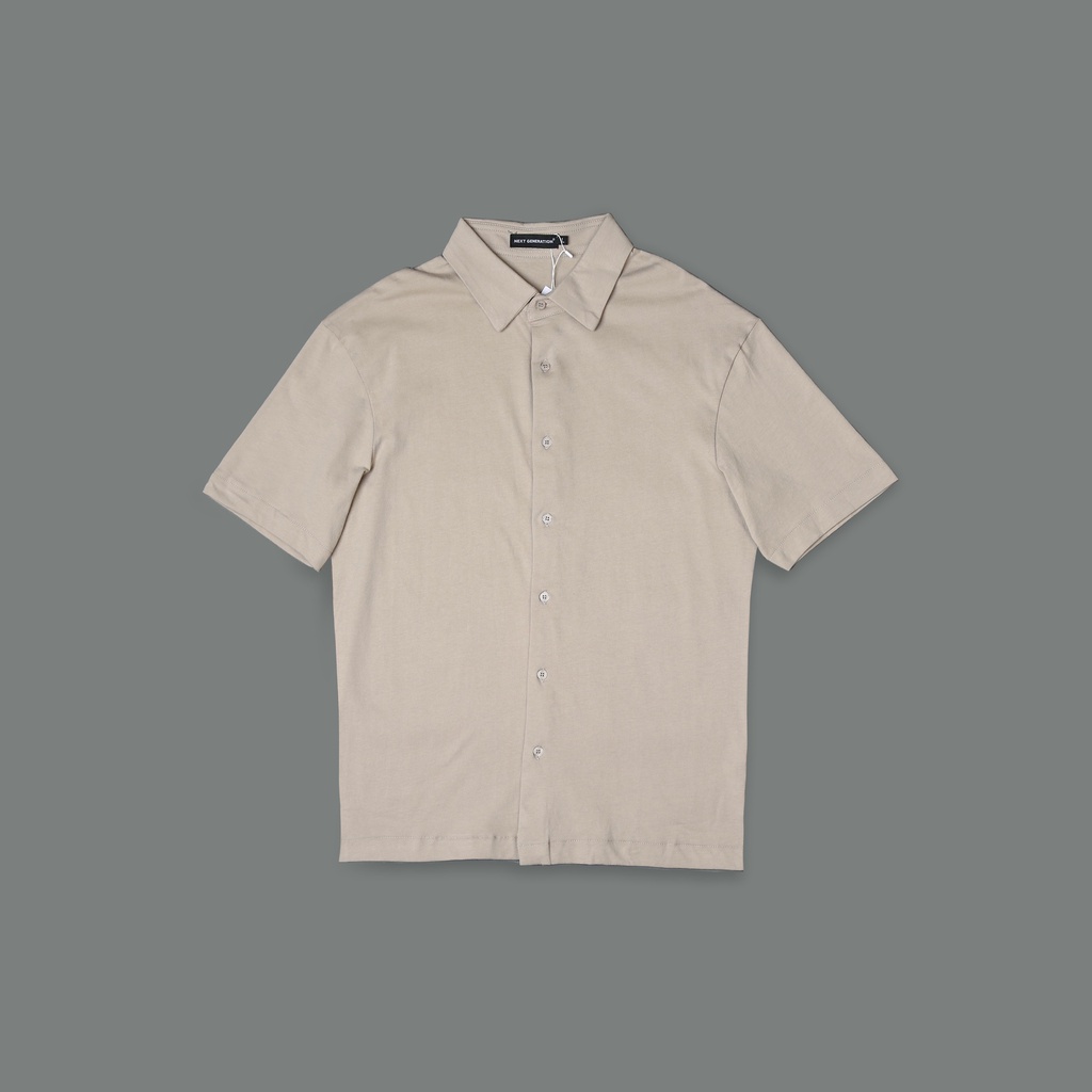 YH213185 Hawaiian Plain Shirt Man