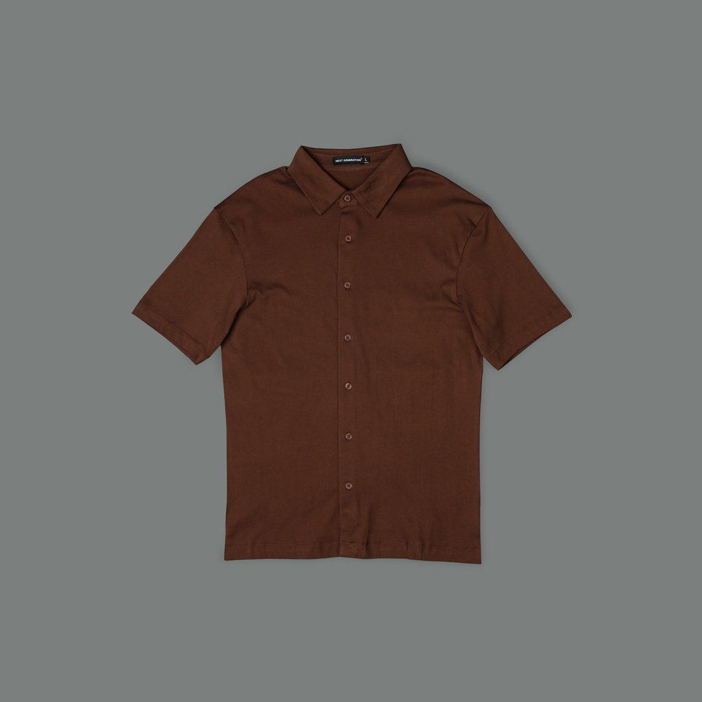 YH213185 Hawaiian Plain Shirt Man