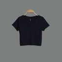 XH213227 V Neck Crop Top