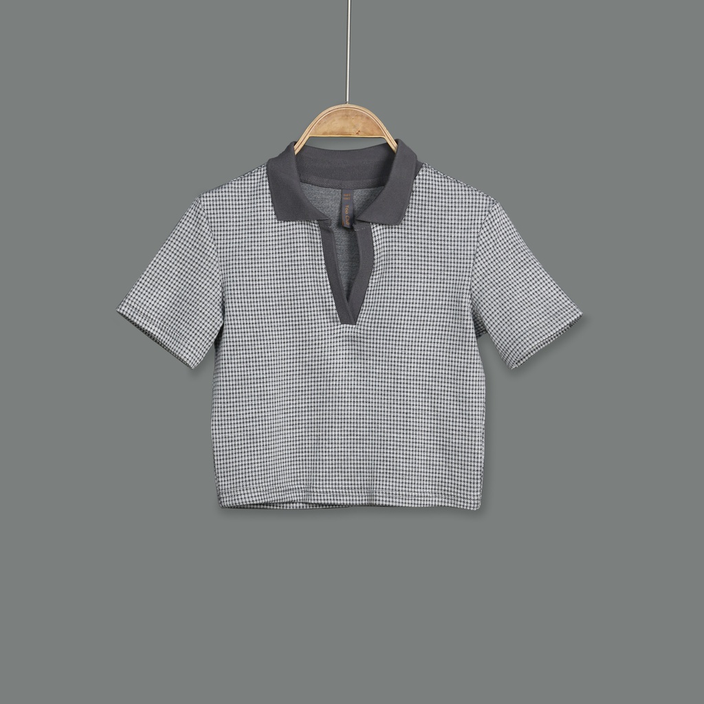 GH23188 Crop Top With Column Lady