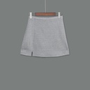 GK23166 Plaid Skirt Lady