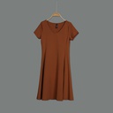 XL213066 Plain Dress Lady