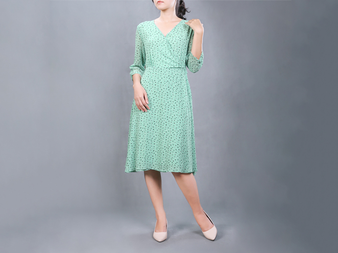 XL213262 Chiffon Dress Lady