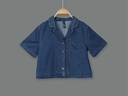XH213309 Denim Blouse Lady