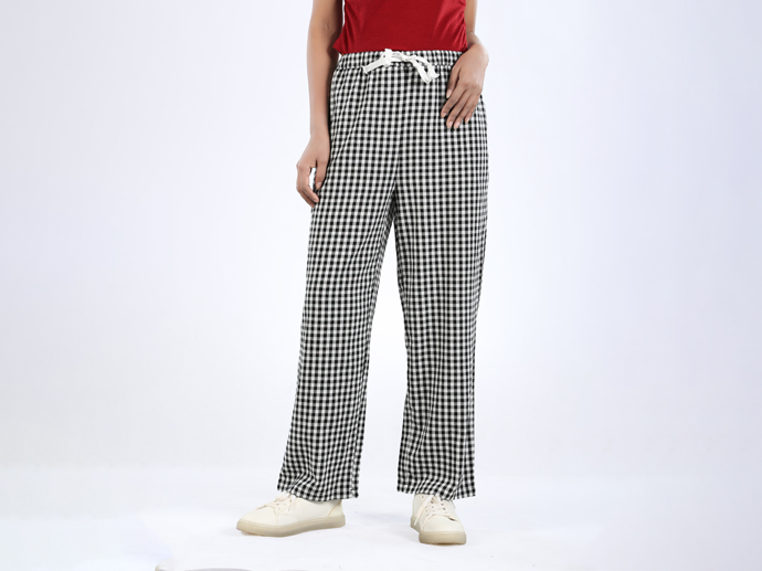 XP113407 Gingham Long Pant Lady