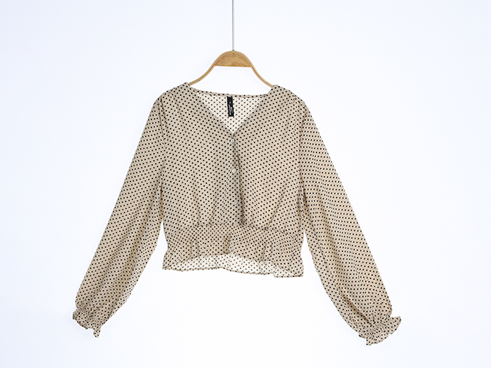 XH113383 Crop Top Blouse Lady