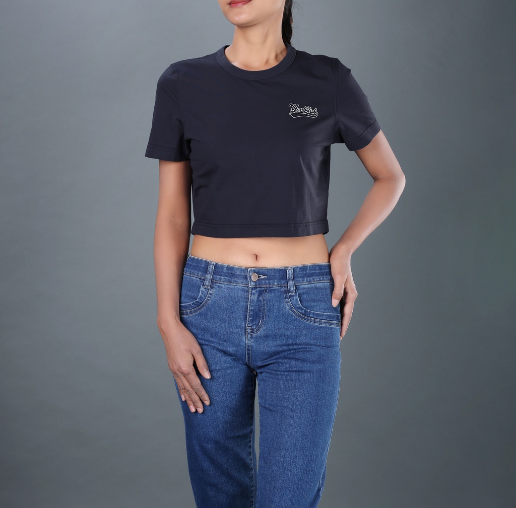 GT23354 Crop Bagy Tee Lady