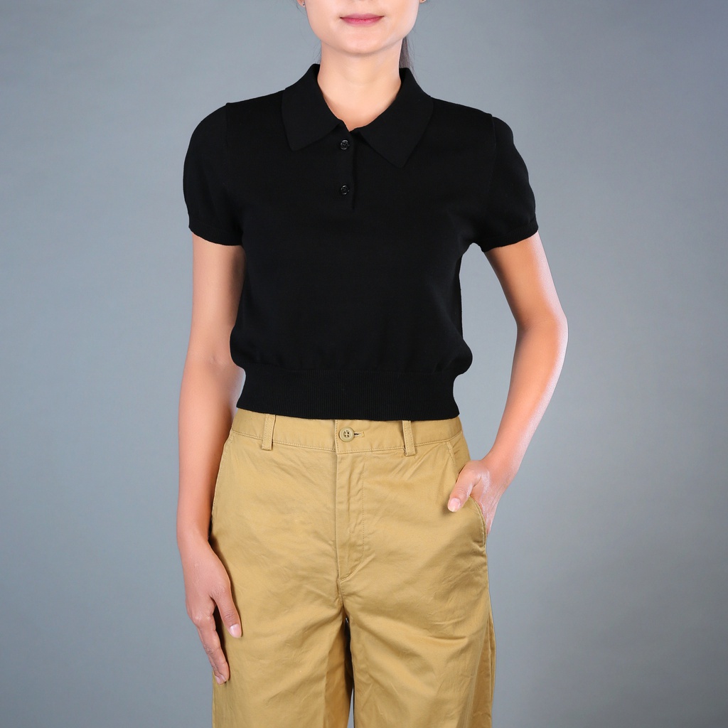 GH23378 Knit Polo Shirt Lady