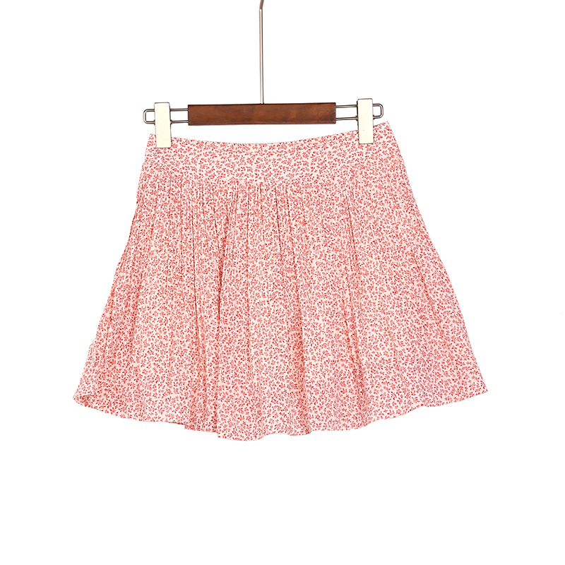 XK312999 Pleated Chiffon Skirt Lady