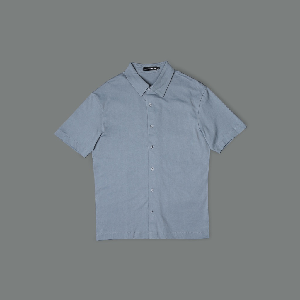 YH213185 Hawaiian Plain Shirt Man