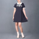 GD23173 Polo Neck Mini Dress Lady