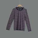 XT113364 Striped Long T-Shirt Lady
