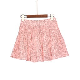 [XK312999] XK312999 Pleated Chiffon Skirt Lady