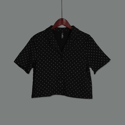 [XH213264] XH213264 Printed Shirt Lady