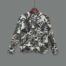 [XH113346] XH113346 Chiffon Blouse Lady