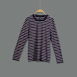 XT113364 Striped Long T-Shirt Lady