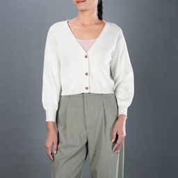 [XA13535] XA13535 Knitted Cardigan Lady